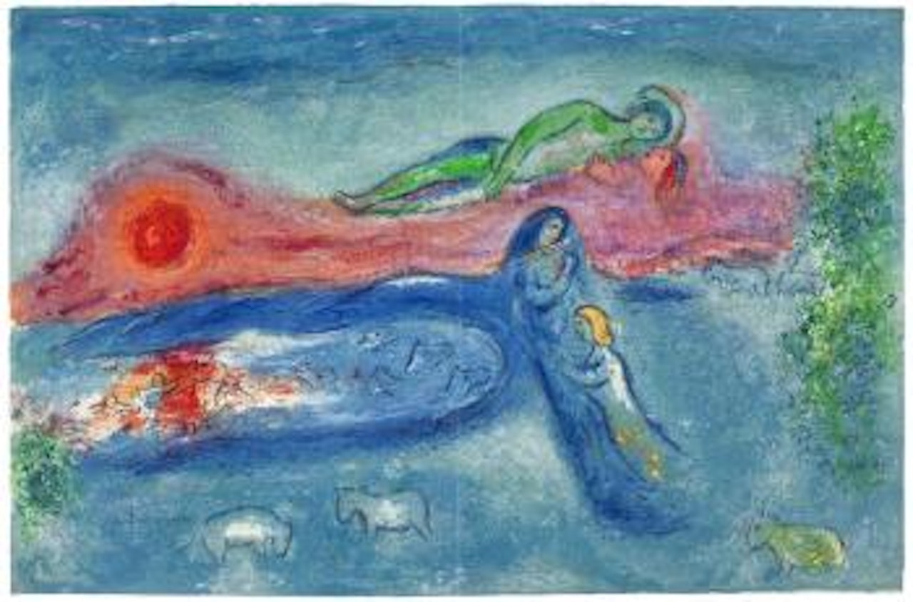 La Mort de Dorcon, from Daphnis et Chloé by Marc Chagall