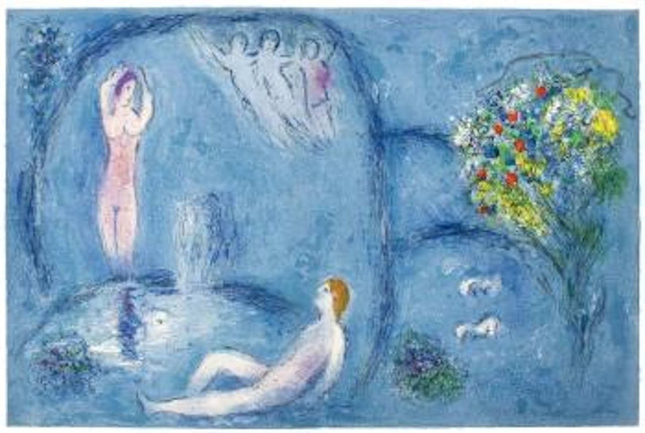 La Caverne des Nymphes, from Daphnis et Chloé by Marc Chagall