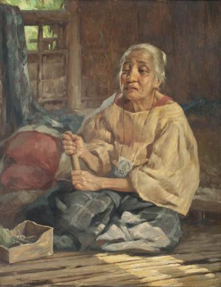 Old Woman by Fernando Amorsolo