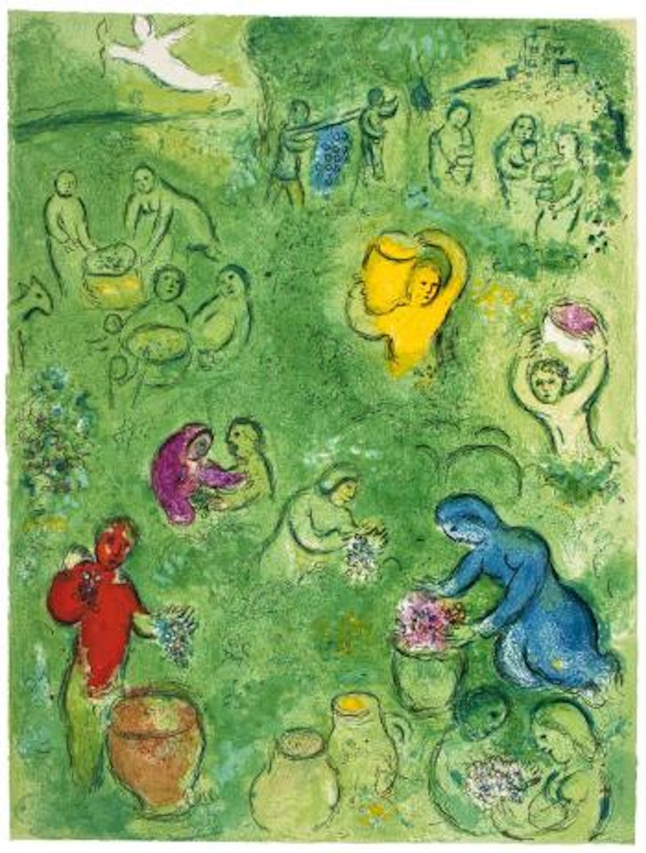 Les vendanges, from Daphnis et Chloé by Marc Chagall