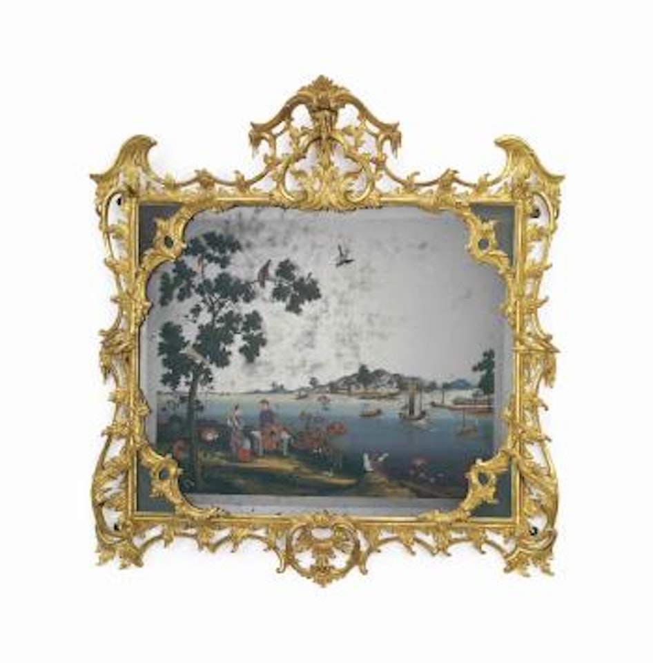 The mirror painting by Chinese School