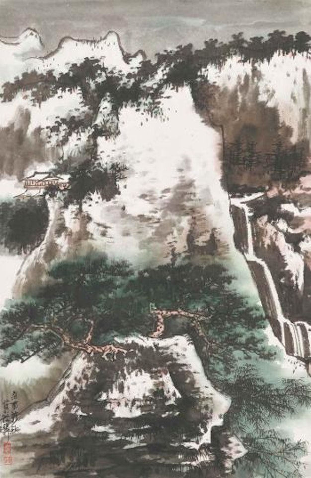 Autumn landscape by Xie Zhiliu
