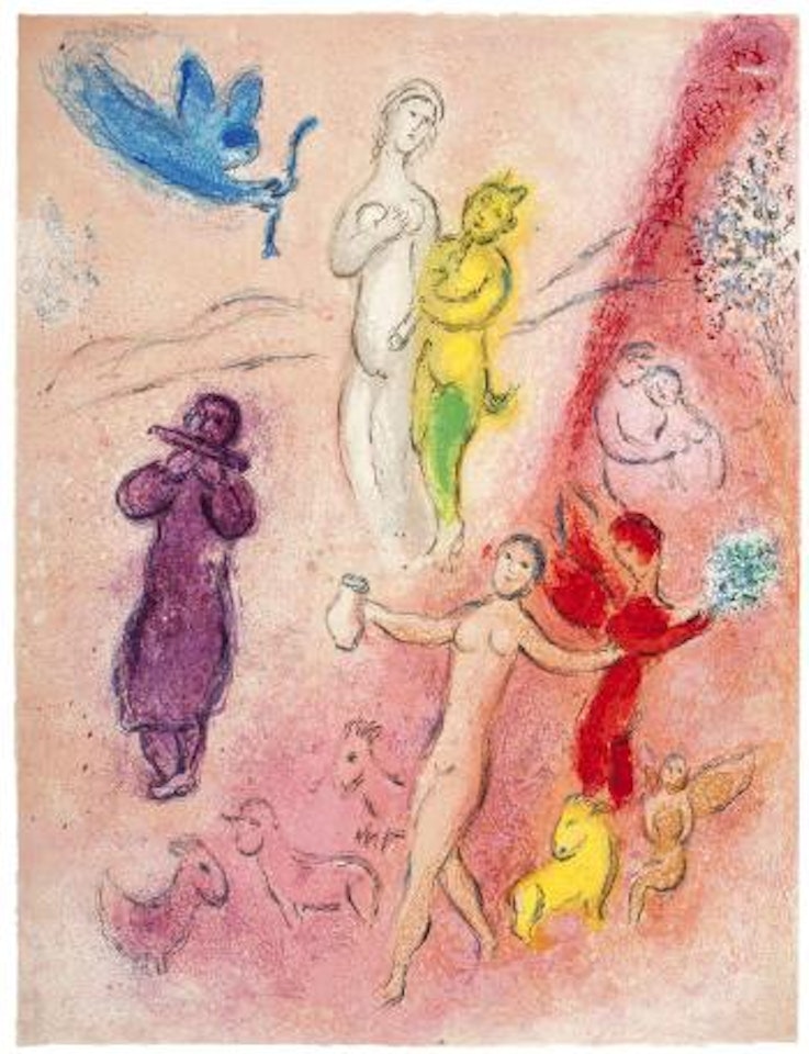 La fable de syringe, from Daphnis et Chloé by Marc Chagall