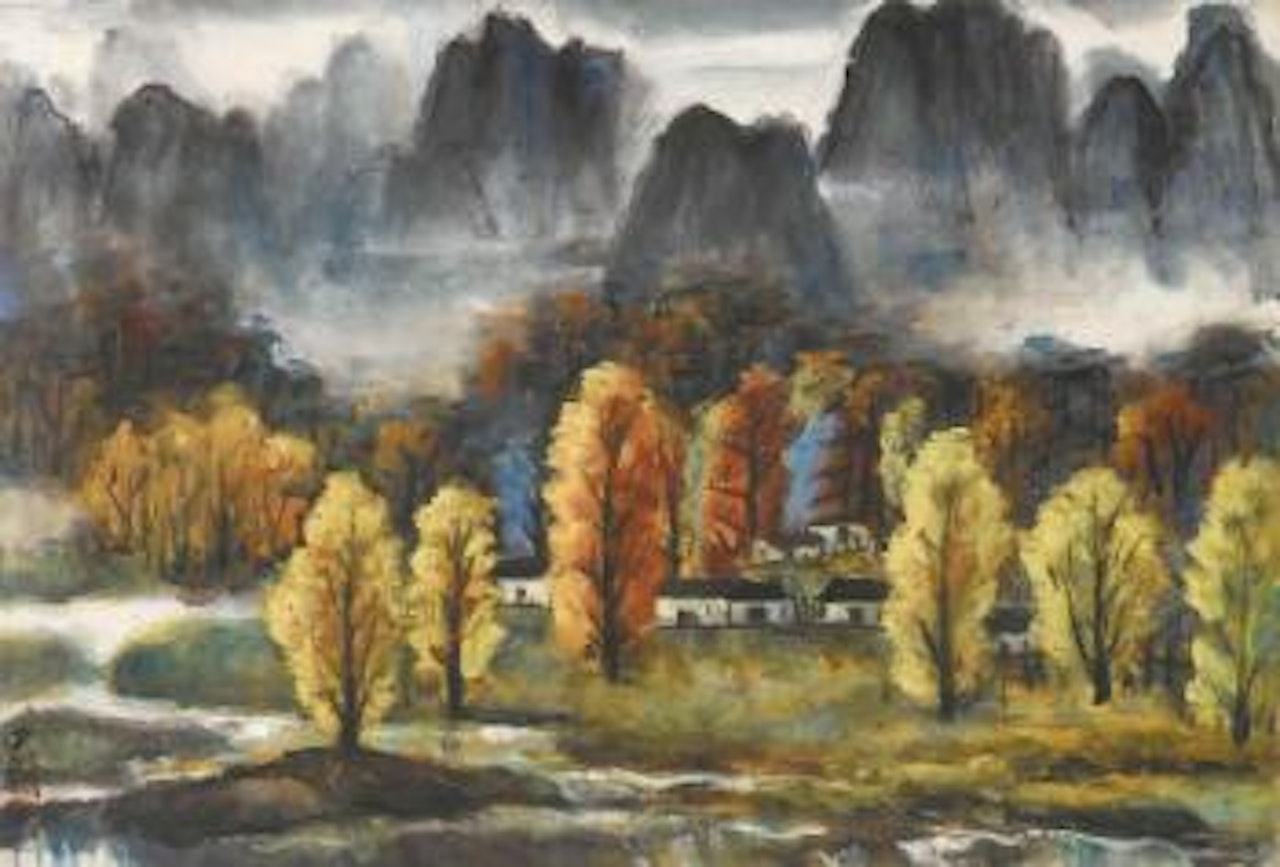 Autumn Forest by Lin Fengmian