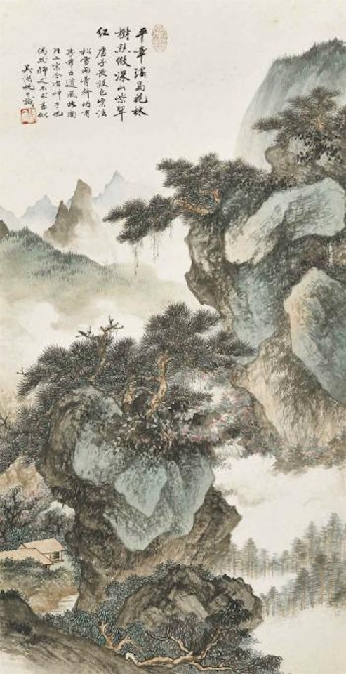 Forest landscape by Wu Hufan