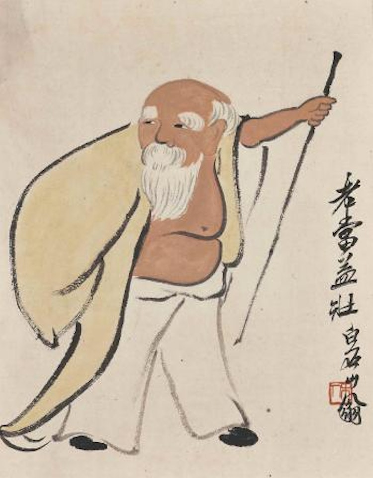 Old Man by Qi Baishi