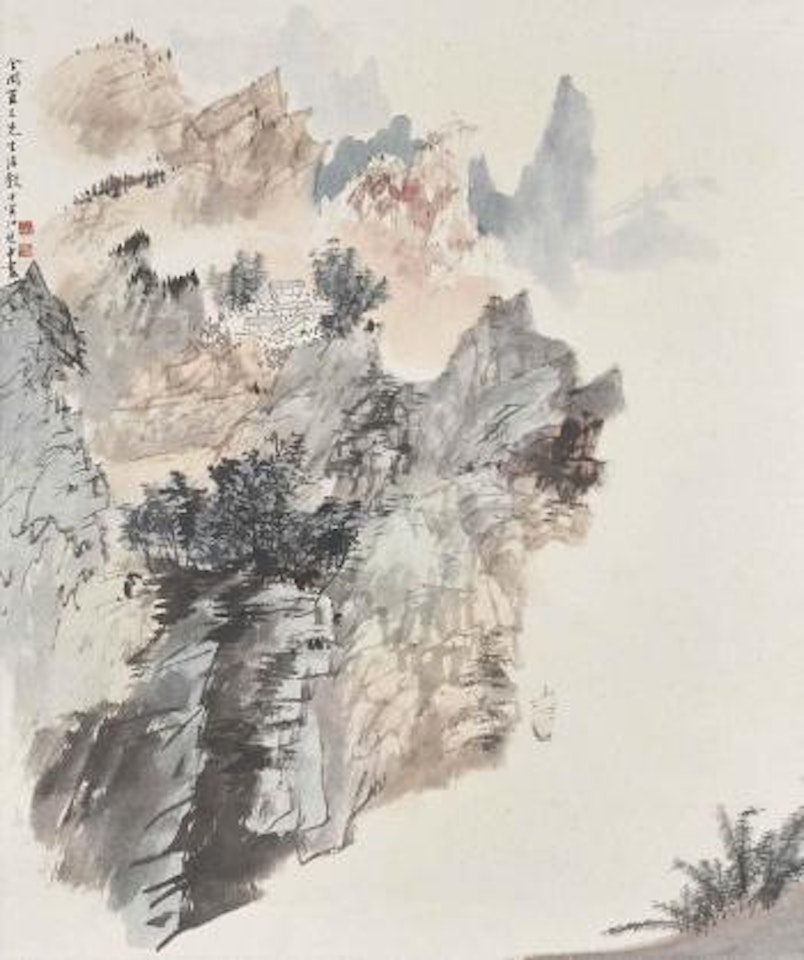 Landscape by Jiang Zhaoshen