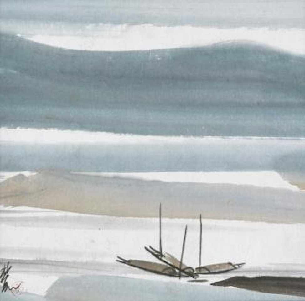 Boats by Lin Fengmian