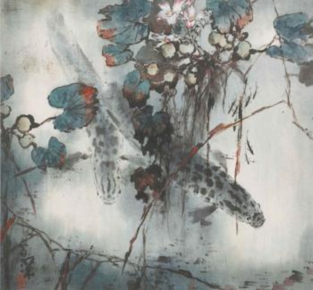 Fish amongst Lotus by Yang Shanshen