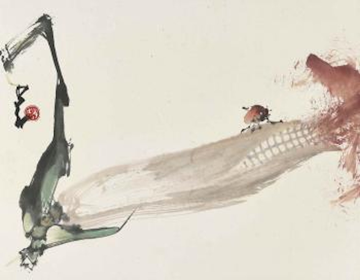 Corn and Insect Flower and Insect by Zhao Shao'ang