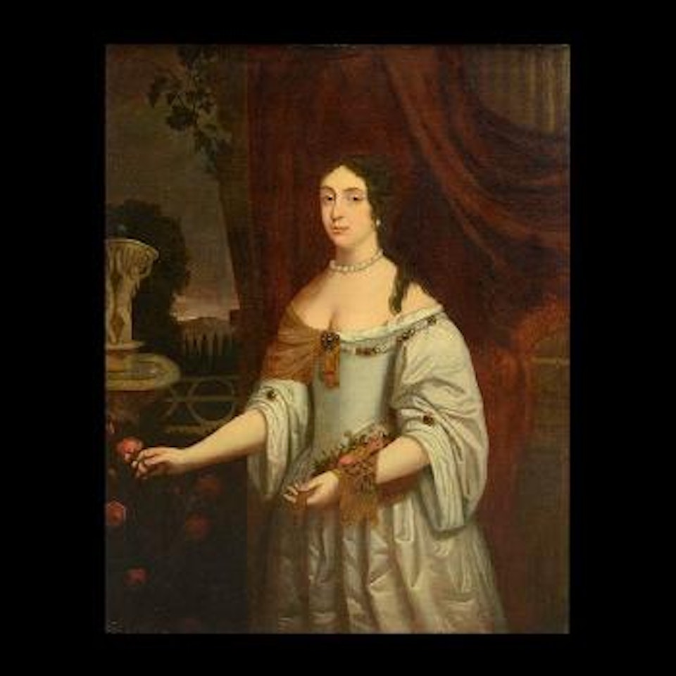 Portrait of Woman with Rose by Sir Peter Lely