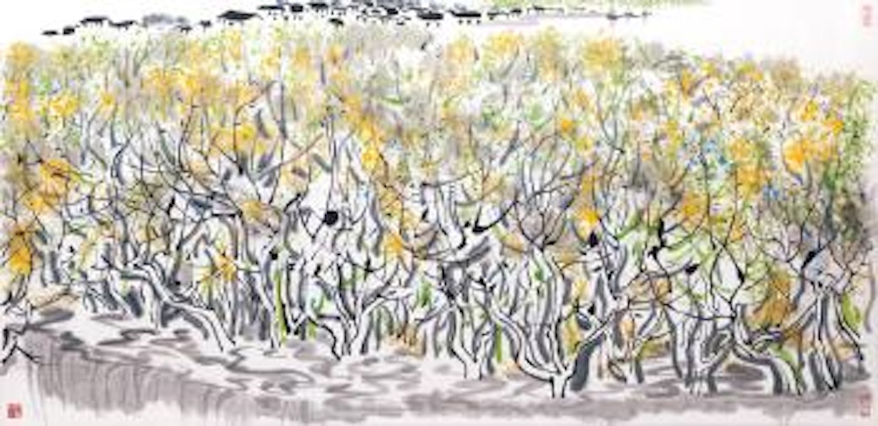 Mangrovenwälder by Wu Guanzhong