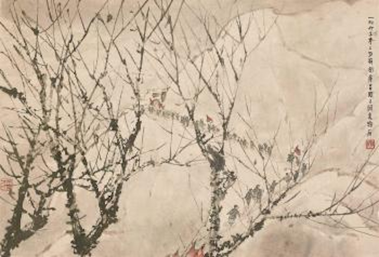 Marching through the Winter Mountains by Fu Baoshi