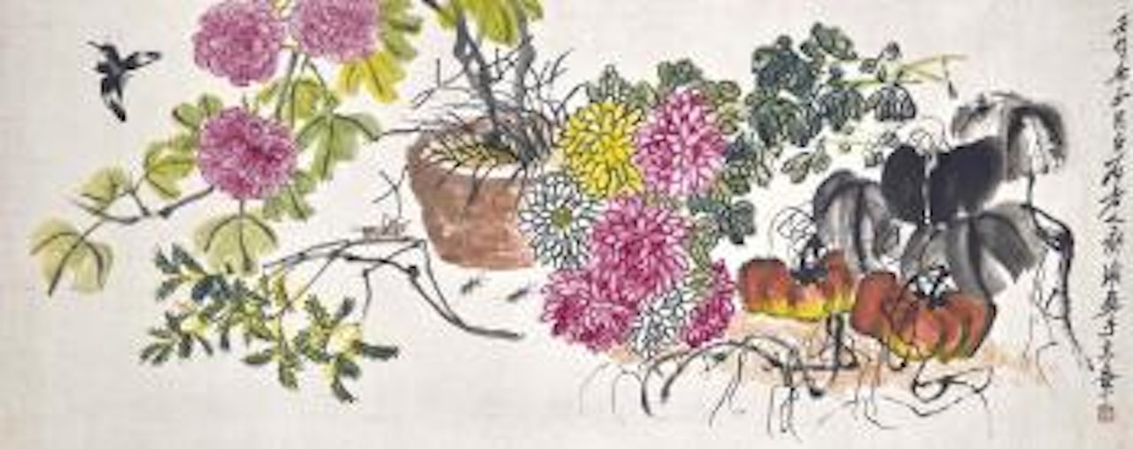 Autumn Flowers by Qi Baishi