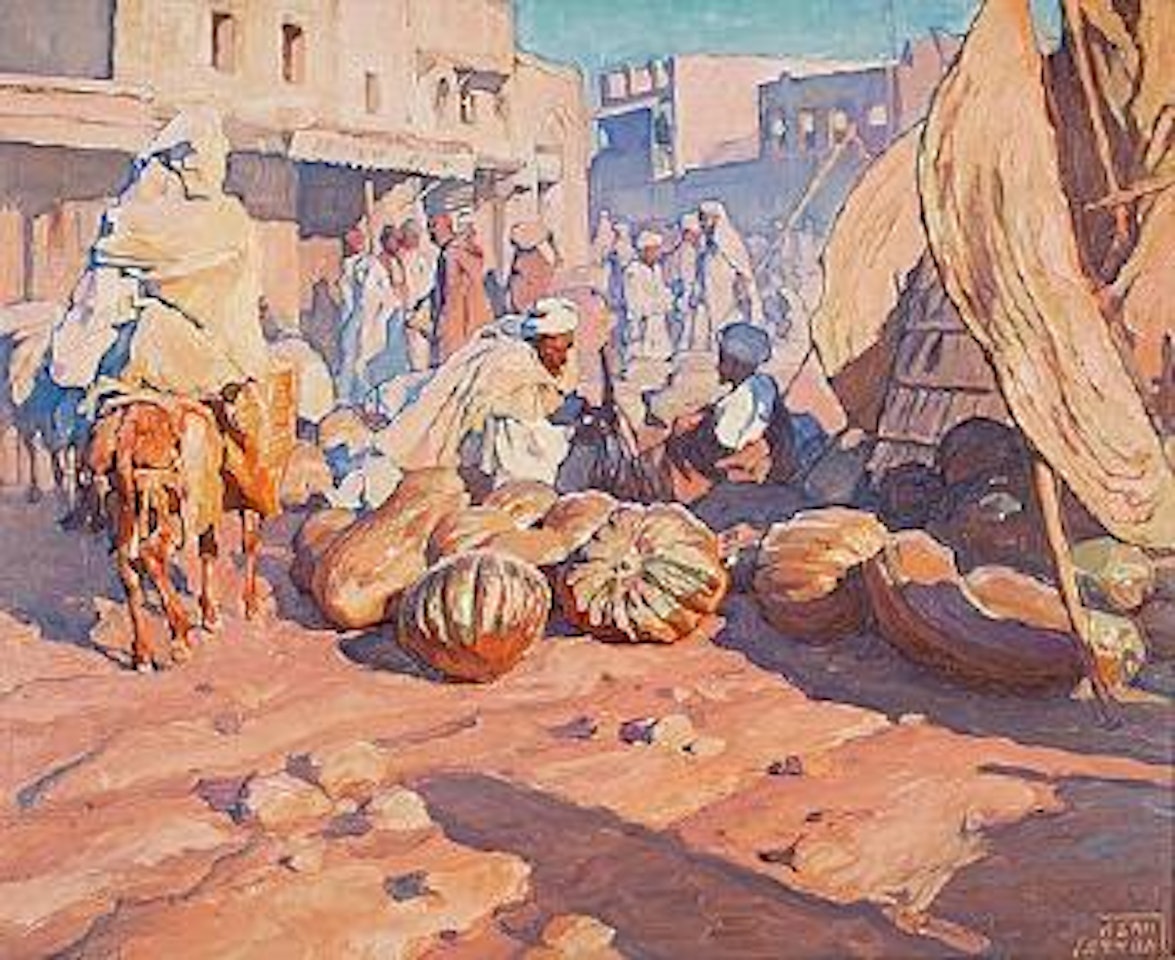 Le marché au Marrakech by Adam Styka
