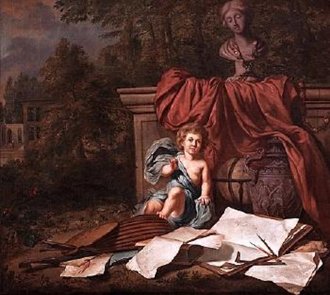 Allegory of the arts by Nicolaes Maes