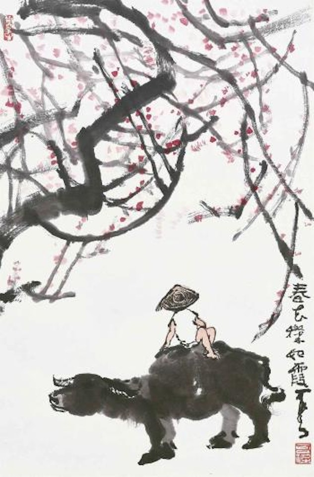 Spring Blossoms by Li Keran