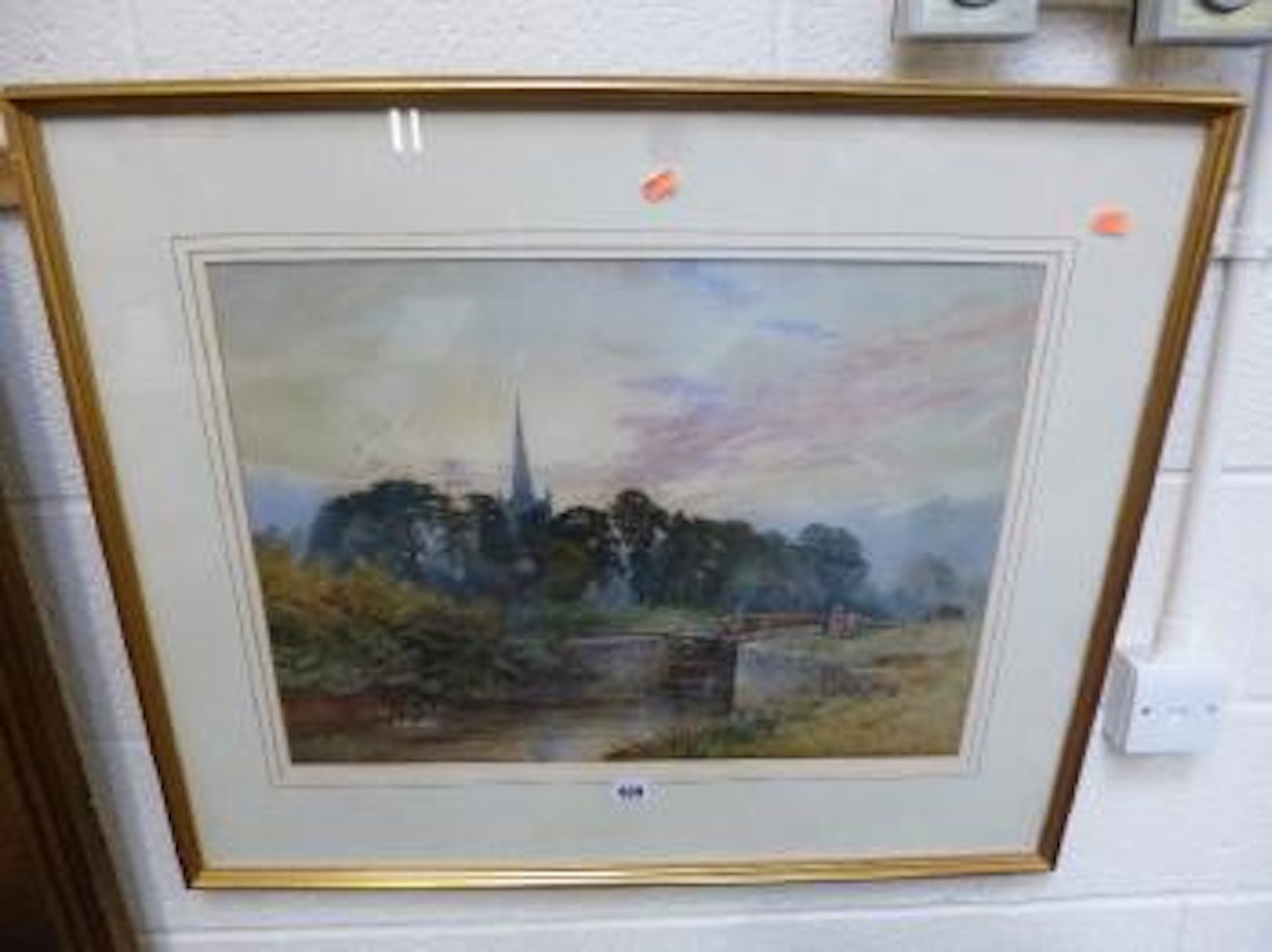 Old church Stratford by Edward Duncan