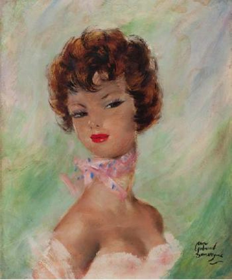 Bildnis einer jungen Frau by Jean Gabriel Domergue