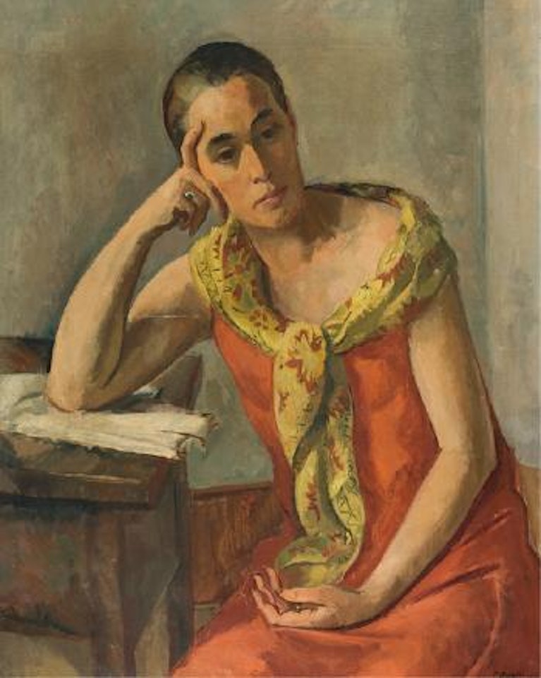 Frauenbildnis by Paul Basilius Barth