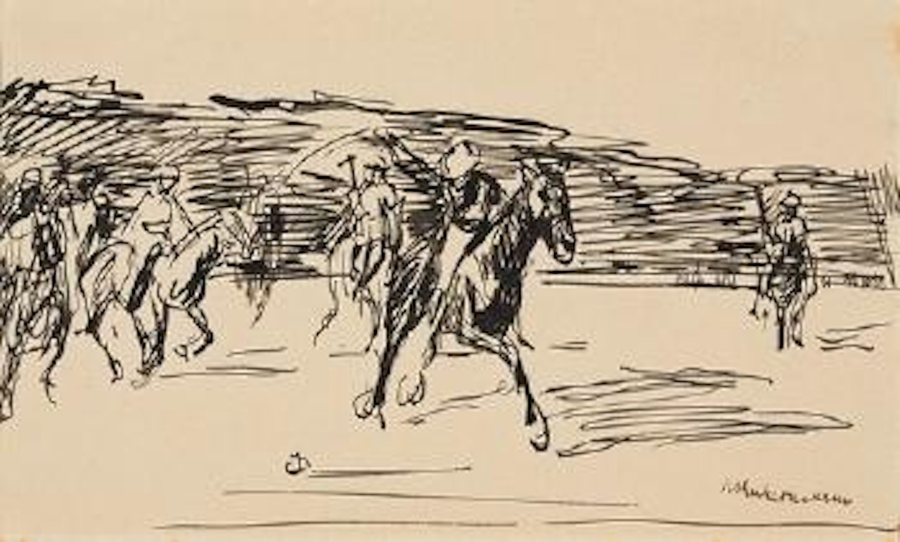 Polospieler by Max Liebermann