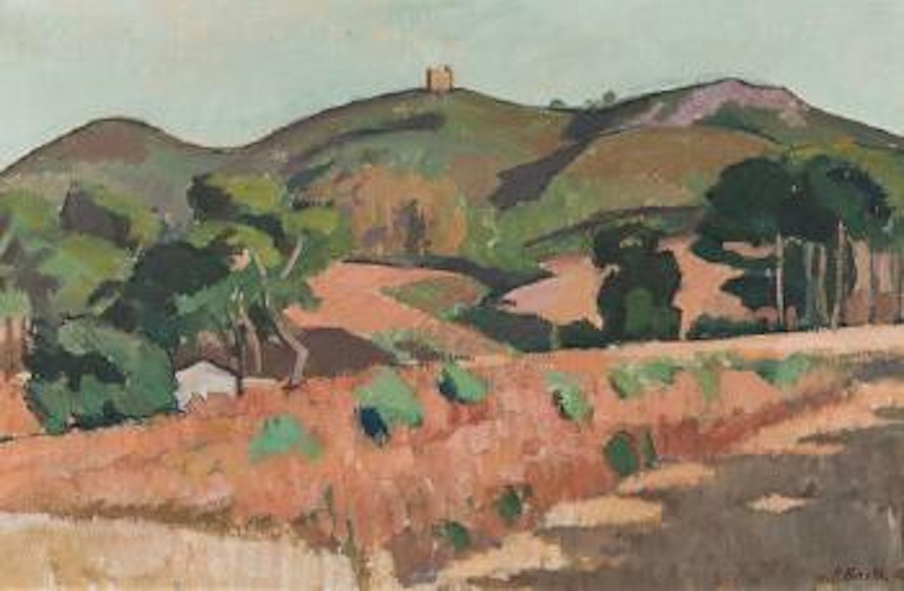 Südliche Landschaft by Paul Basilius Barth