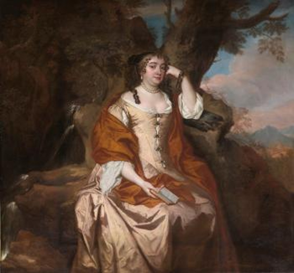 Portrait of Anne Hyde, Duchess of York, in a landscape by Sir Peter Lely