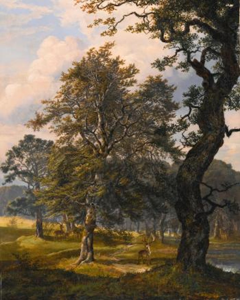 Dyrehaven near Copenhagen by Johan Christian Clausen Dahl