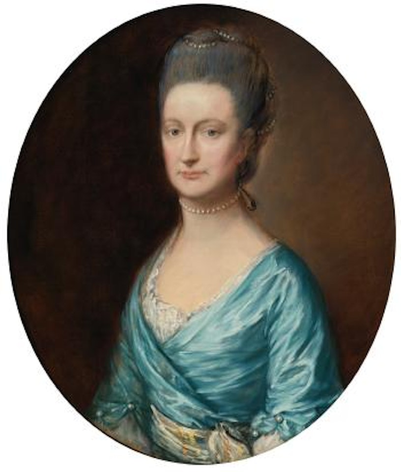 Portrait of Lady Fludyer, half-length by Thomas Gainsborough