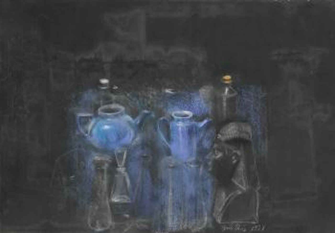 Untitled (Black Drawing N.6) by Jim Dine