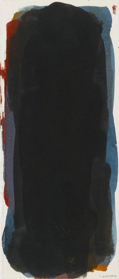 Black over colors by Sol LeWitt