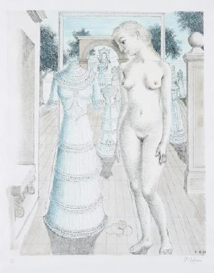 Robe de dimanche (Sunday Dress) by Paul Delvaux