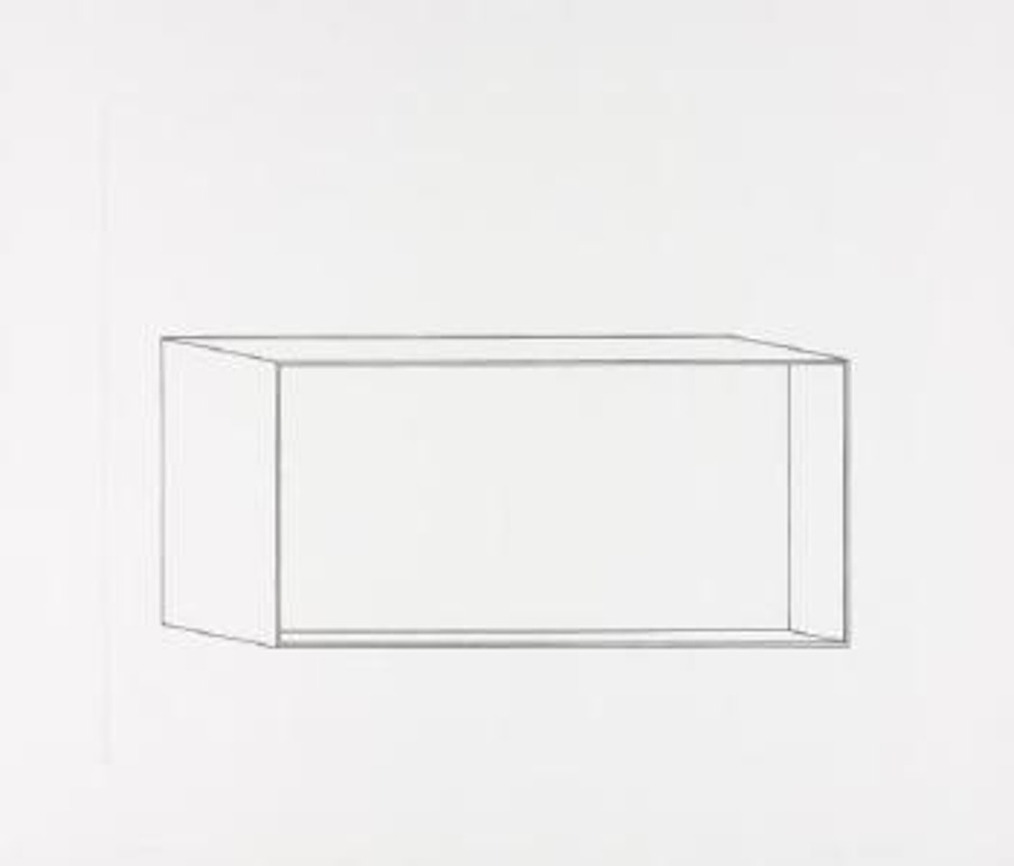 Untitled suite: one plate by Donald Judd