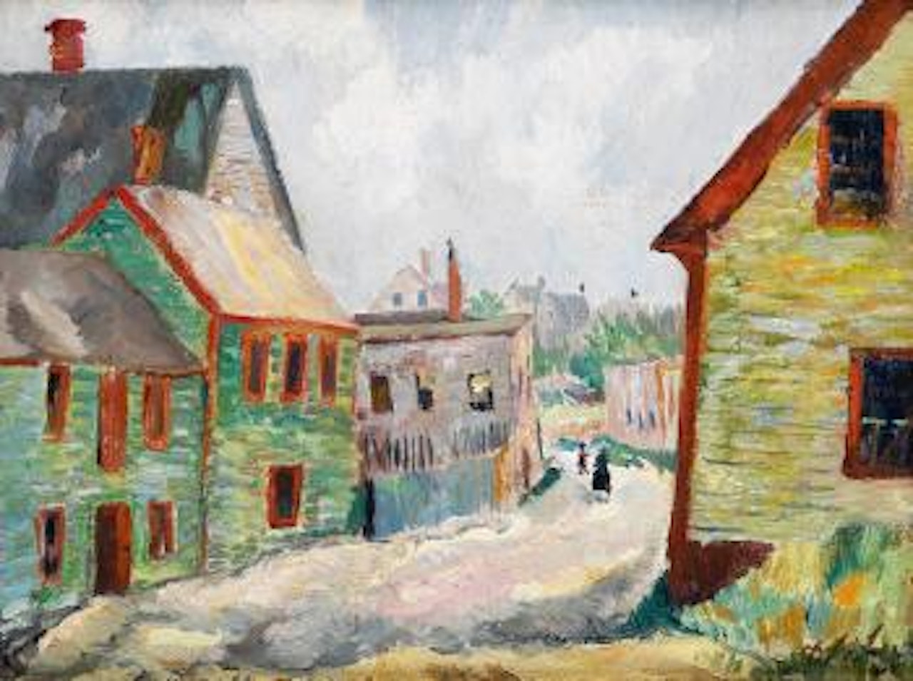 Old Houses In East Gloucester, Massachusetts by Hayley Lever