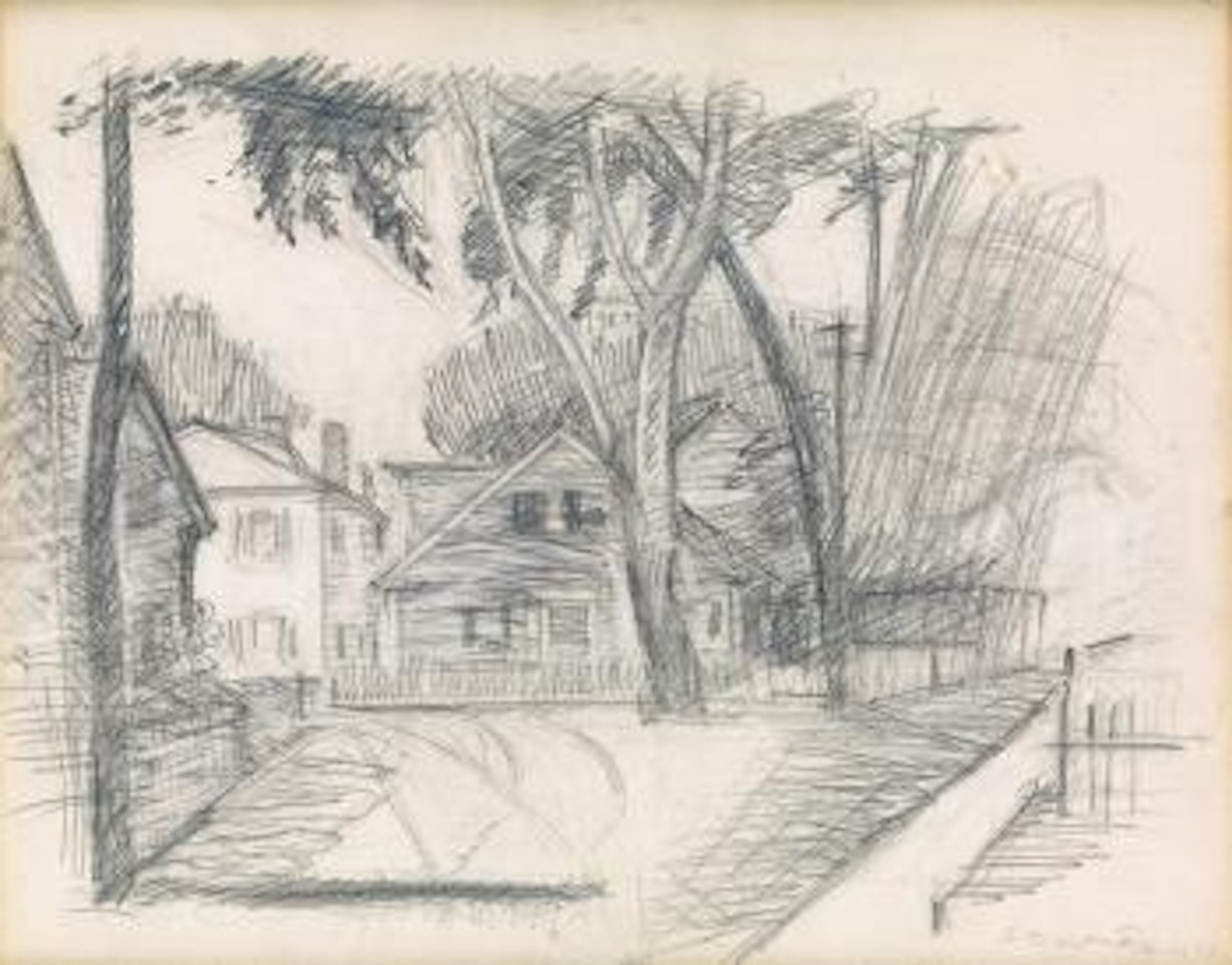 Village Street Scene (Provincetown) by Stuart Davis