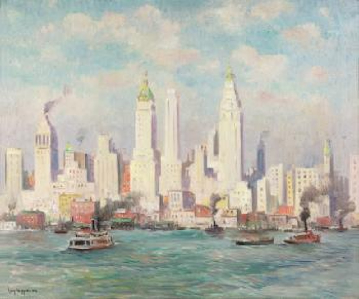 New York Skyline by Guy Carleton Wiggins
