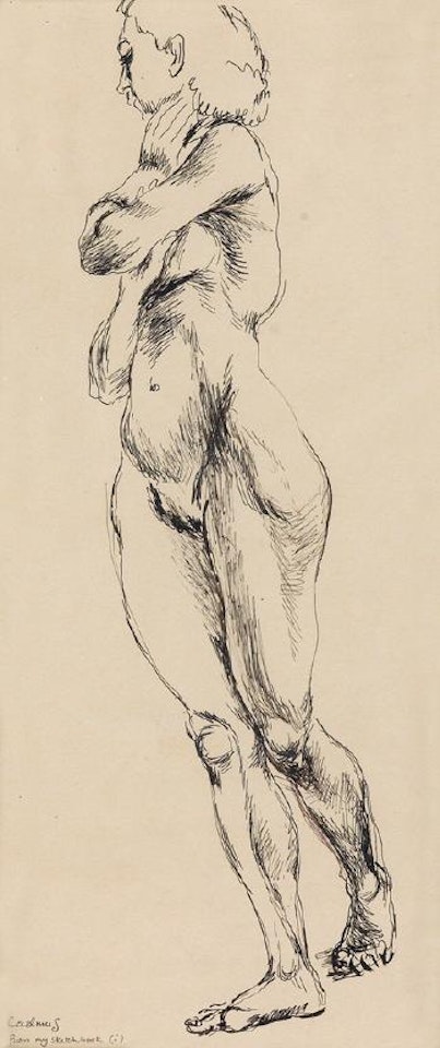 Standing Female Nude by Paul Cadmus