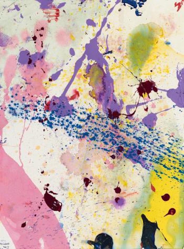 Untitled  (Sf90-342) by Sam Francis