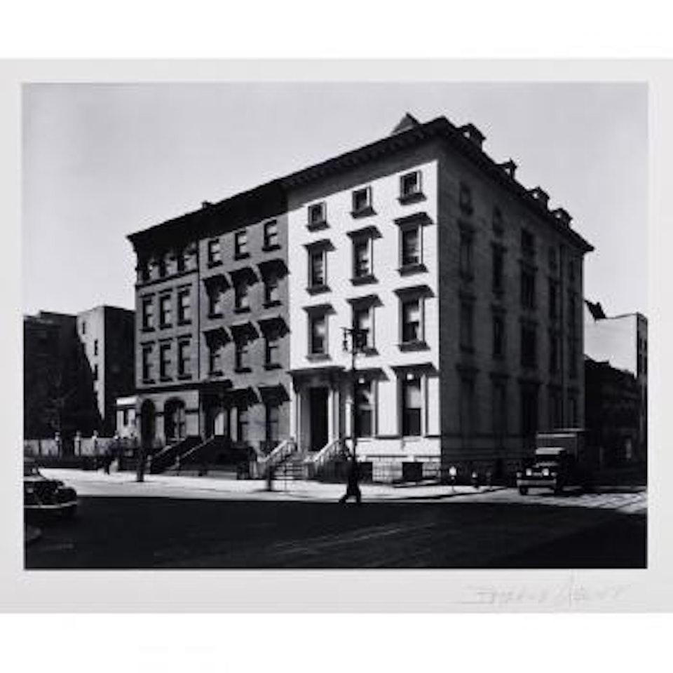 Fifth Avenue, Houses no. 4, 6, 8 New York by Berenice Abbott