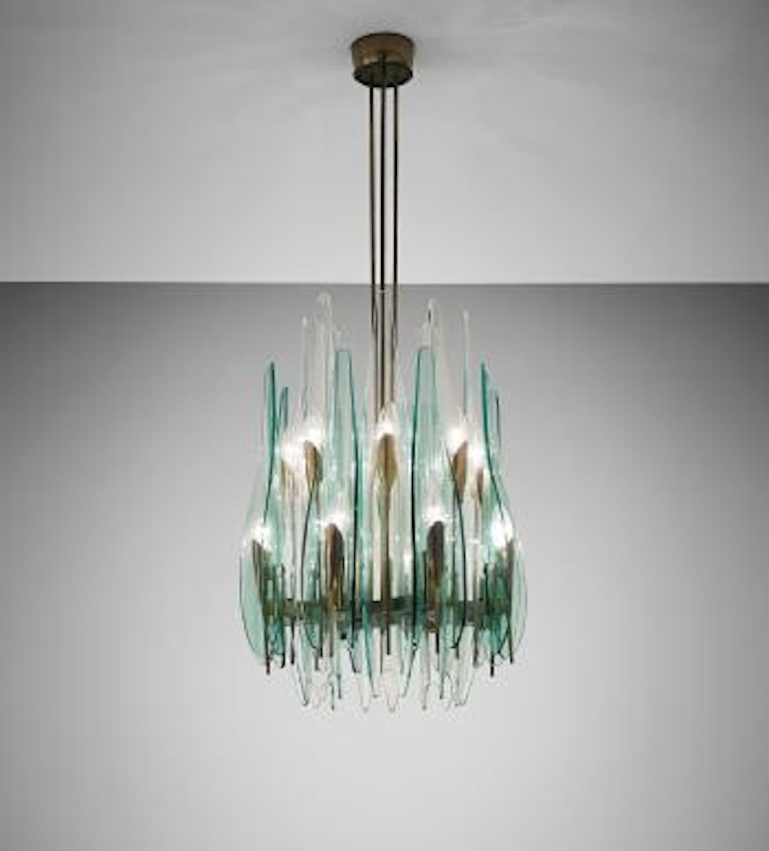 Rare 'Dahlia' chandelier by Max Ingrand