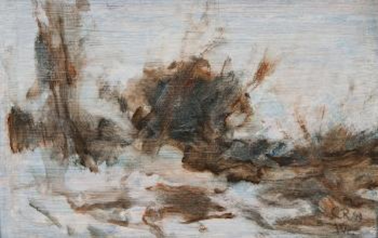 Kleine Landschaft bei Weimar by Christian Rohlfs
