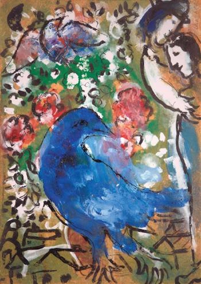 L'oiseau bleu by Marc Chagall