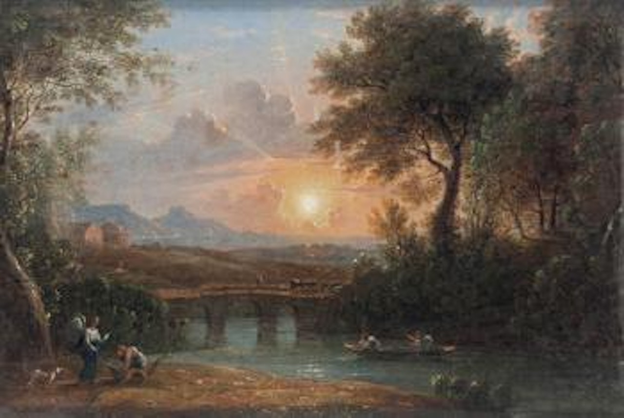 Paesaggio con Tobiolo e l'Angelo by Claude Lorrain
