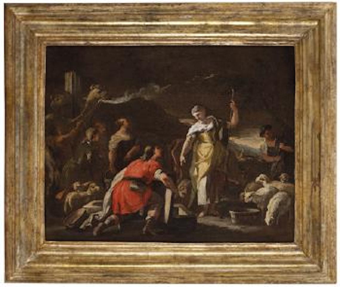 Giacobbe e Rachele al Pozzo by Circle of Luca Giordano