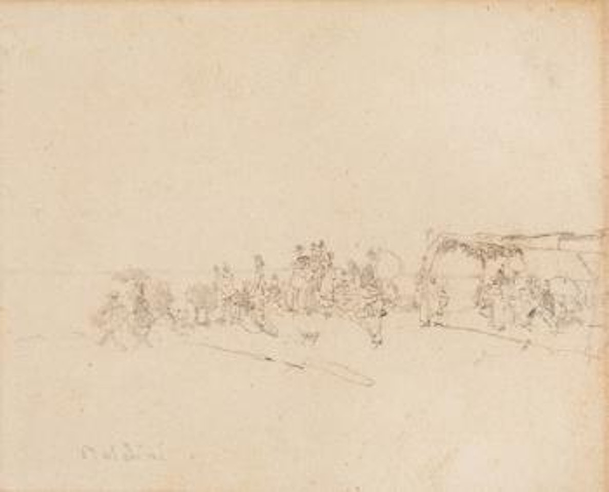 Bagnanti sulla spiaggia by Giovanni Boldini