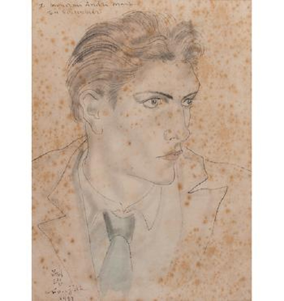 Herrenbildnis by Leonard Tsuguharu Foujita