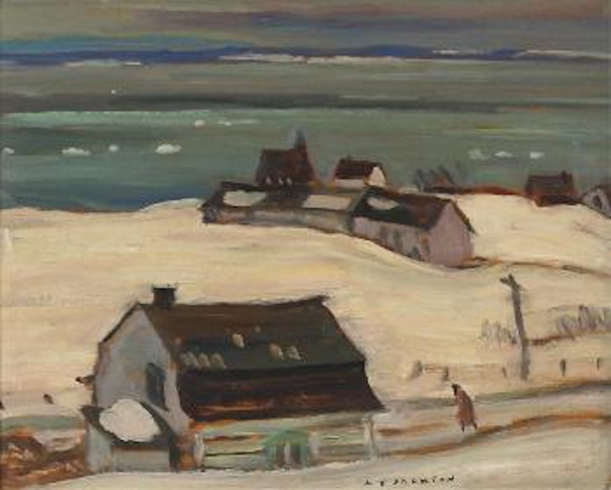 Grey day, Port Au Persil by Alexander Young Jackson