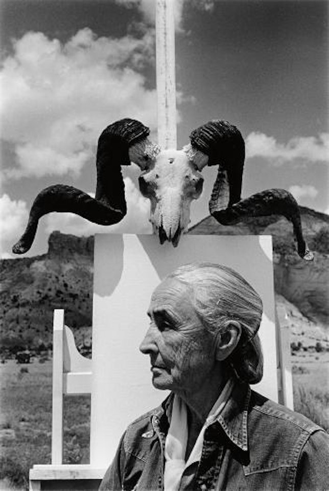 Georgia O'Keeffe, Ghost Ranch, N.M. by Arnold Newman