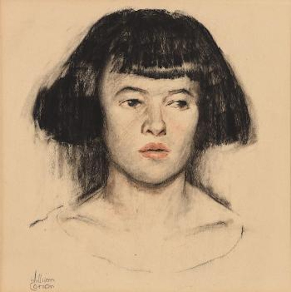 Portrait of a Lady (Believed to be Ms A Gowing) by William Conor