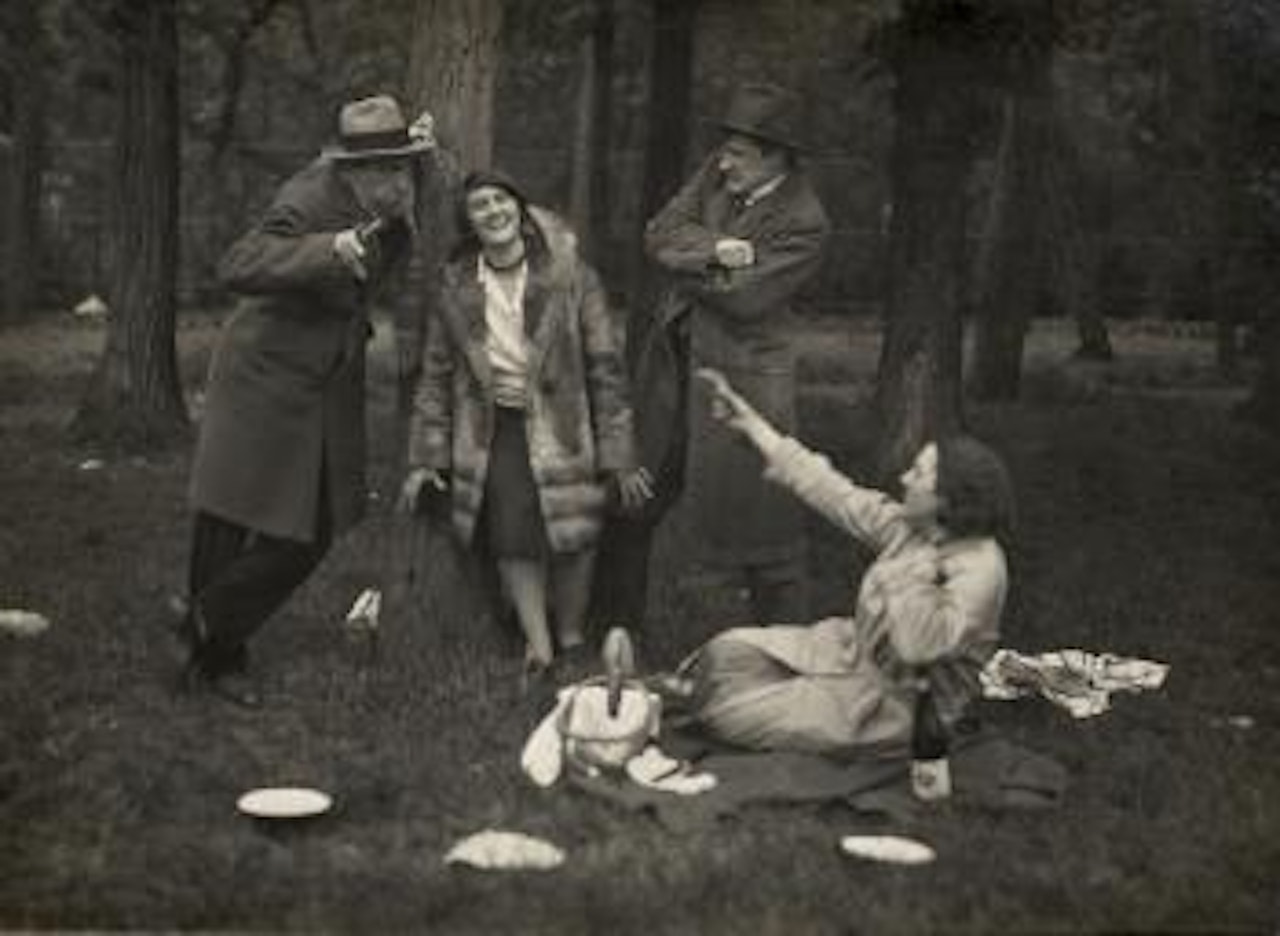 Picnic at the Bois de Boulogne, Paris by André Kertész